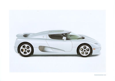 Koenigsegg CC Prospekt-Mappe 1999