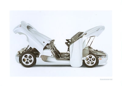 Koenigsegg CC brochure-folder 1999