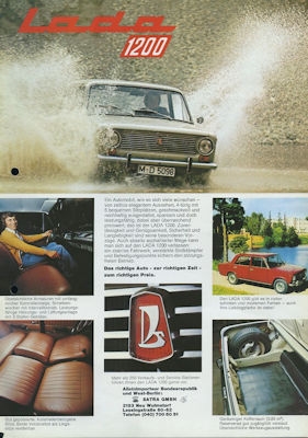 Lada 1200 brochure 1970s