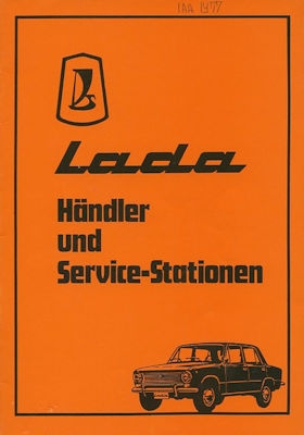 Lada dealers and service stations 9.1977