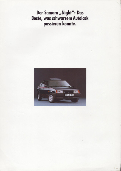 Lada Samara Night Prospekt ca. 1992