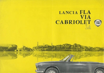 Lancia Flavia Cabriolet bochure 9.1963