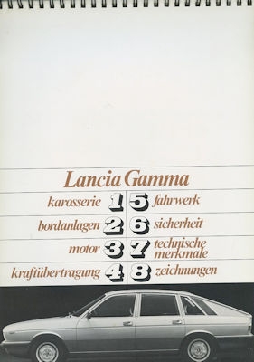 Lancia Gamma Presse-Information 5.1976