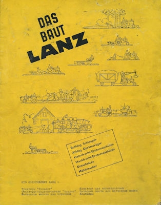 Lanz Programm ca. 1955/56