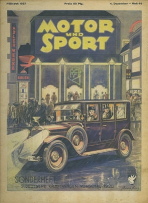 Motor & Sport 1927 Heft 49