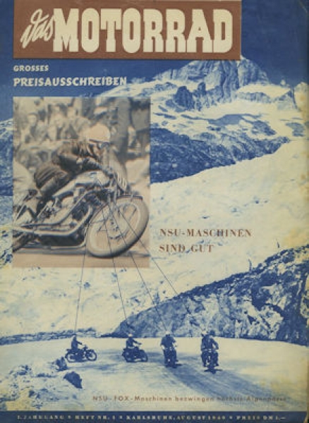 Das Motorrad 1949 Heft 1