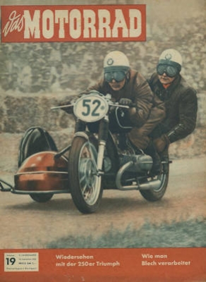 Das Motorrad 1953 Heft 19