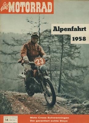 Das Motorrad 1958 Heft 14