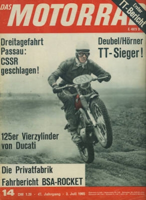 Das Motorrad 1965 Heft 14