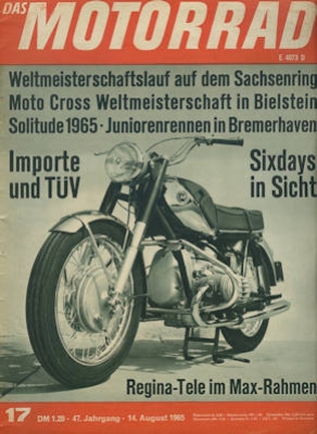 Das Motorrad 1965 Heft 17