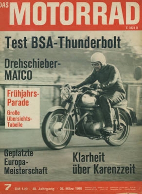 Das Motorrad 1966 Heft 7