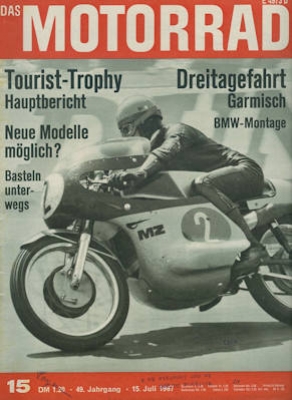 Das Motorrad 1967 Heft 15