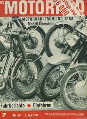 Das Motorrad 1968 Heft 7