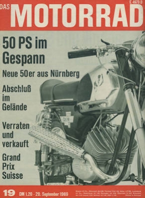 Das Motorrad 1969 Heft 19