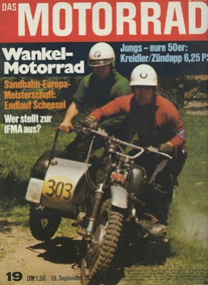 Das Motorrad 1970 Heft 19