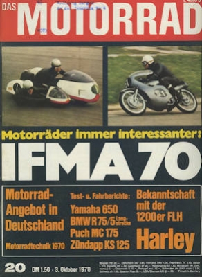 Das Motorrad 1970 No. 20