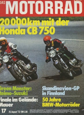 Das Motorrad 1973 Heft 17