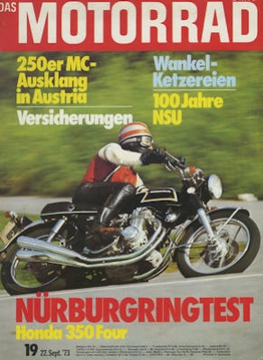 Das Motorrad 1973 Heft 19