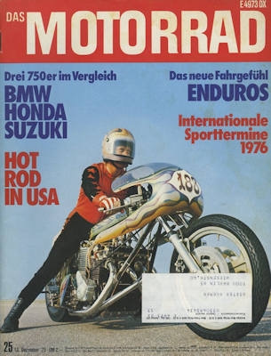 Das Motorrad 1975 Heft 25