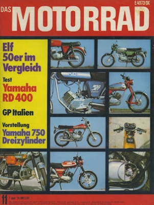 Das Motorrad 1976 Heft 11