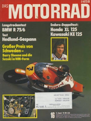 Das Motorrad 1976 Heft 16