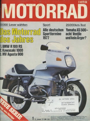 Das Motorrad 1977 Heft 1