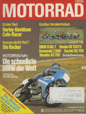 Das Motorrad 1977 Heft 23