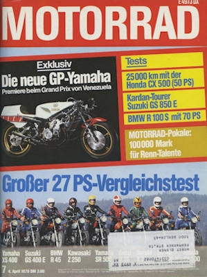 Das Motorrad 1979 Heft 7