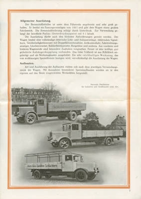 MAN 5 Tonner Typ KVB/6 Prospekt 12.1929