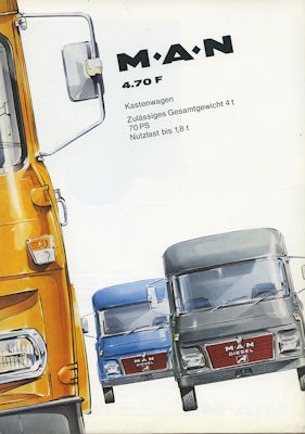 MAN 4.70 F Prospekt 1960er Jahre