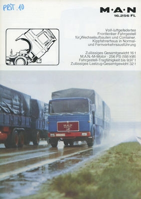MAN 16.256 FL Prospekt 1970er Jahre