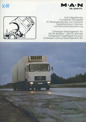 MAN 16.320 FL Prospekt 1970er Jahre