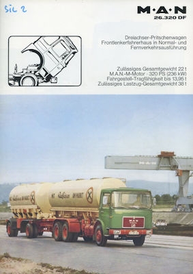 MAN 26.320 DF Prospekt 1970er Jahre