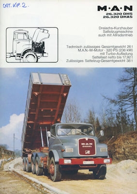 MAN 26.320 DHS DHAS Prospekt 1970er Jahre