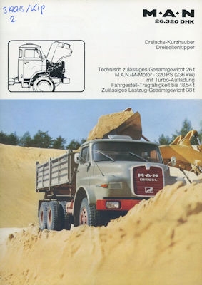 MAN 26.320 DHK Prospekt 1970er Jahre