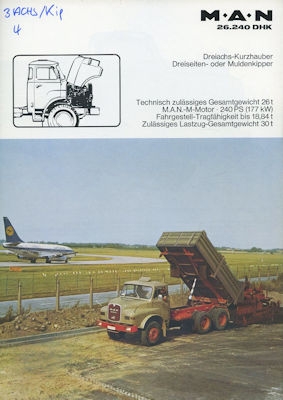 MAN 26.240 DHK Prospekt 1970er Jahre