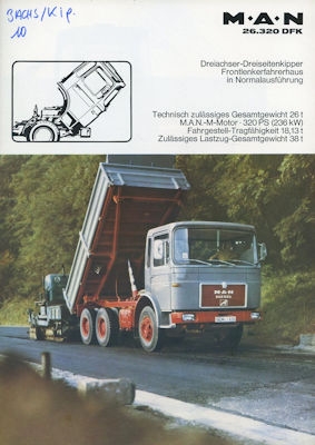 MAN 26.320 DFK Prospekt 1970er Jahre