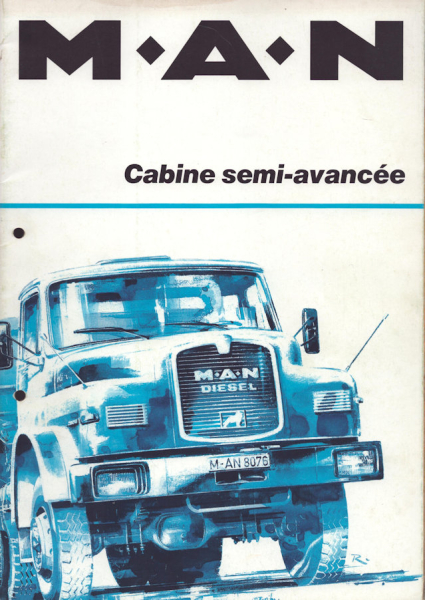 MAN Cabine semi-avancée Prospekt ca. 1981