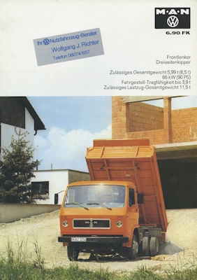 MAN 6.90 FK brochure 8.1980