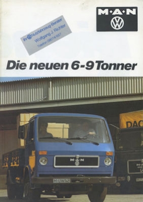 MAN 6-9 Tonner brochure 10.1980