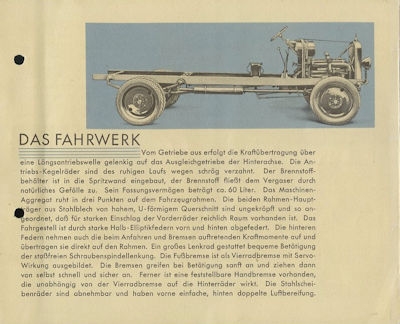Mercedes-Benz Typ Schnellast- / Lieferwagen Prospekt 3.1929