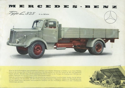 Mercedes-Benz L 325 brochure 6.1954