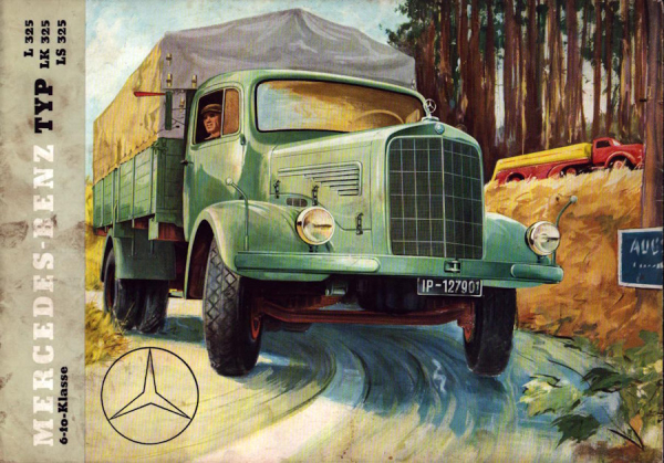 Mercedes-Benz L 325 / LK 325 / LS 325 Prospekt 1950er Jahre
