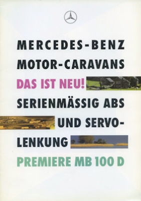 Mercedes-Benz Motor-Caravans Prospekt 8.1991