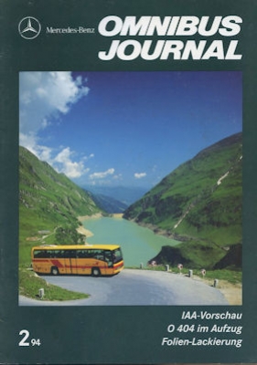 Mercedes-Benz Omnibus Journal 1994 Nr. 2