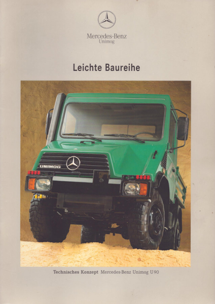 Mercedes-Benz Unimog Leichte Baureihe Prospekt 4.1992