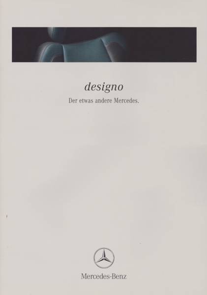 Mercedes-Benz designo Prospekt 8.1999