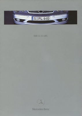 Mercedes-Benz CL 55 AMG Prospekt 3.2000