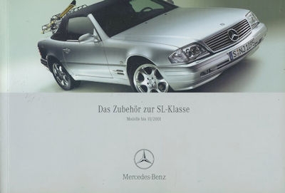 Mercedes-Benz SL Zubehör Prospekt bis 10.2001