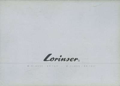 Mercedes-Benz Lorinser M-Klasse Prospekt 4.2003